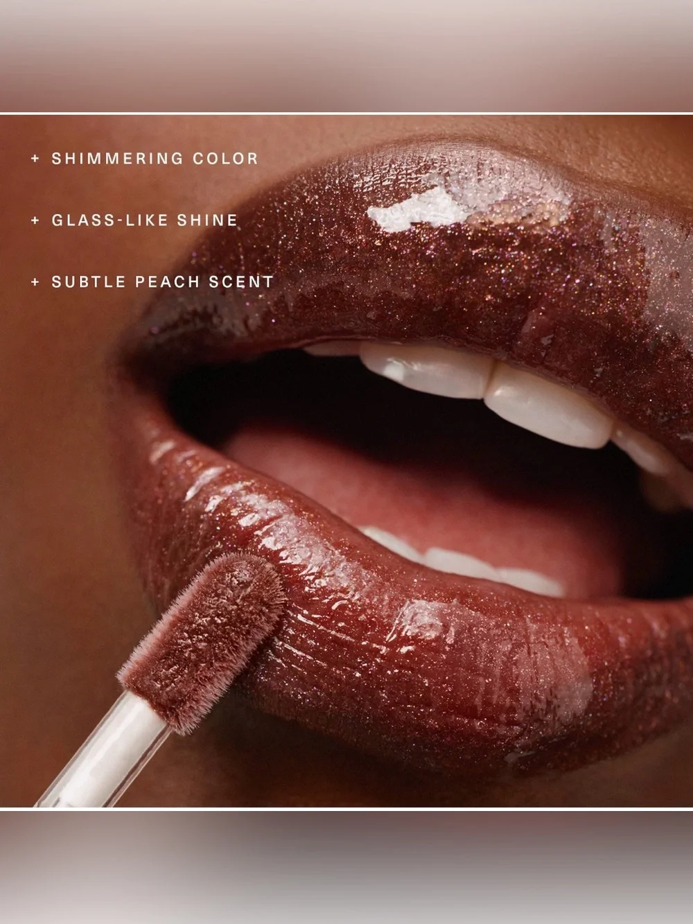 RARE BEAUTY BY SELENA GOMEZ Positive Light Luminizing Lip Gloss in Glimmer NIB